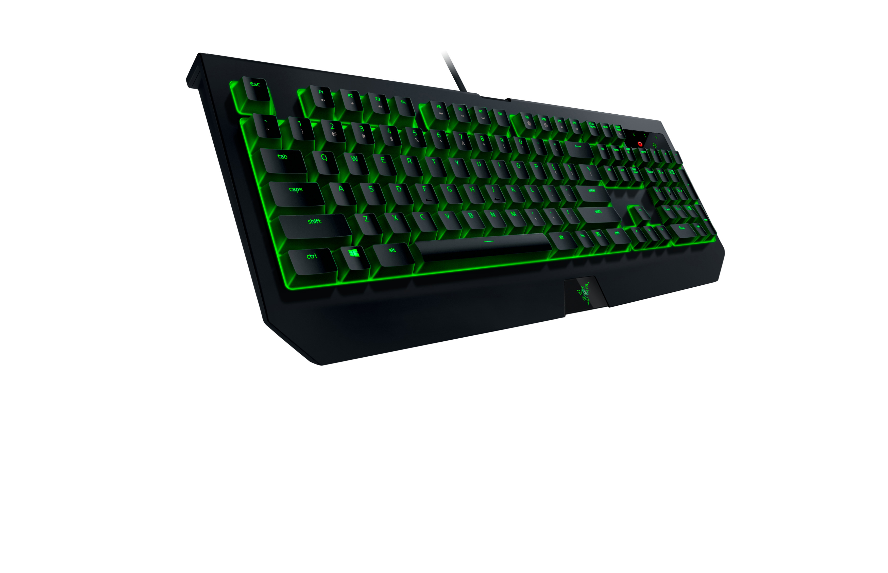 RAZER Blackwidow Ultimate 2017, Tastatur, Mechanisch, Razer Green, Schwarz