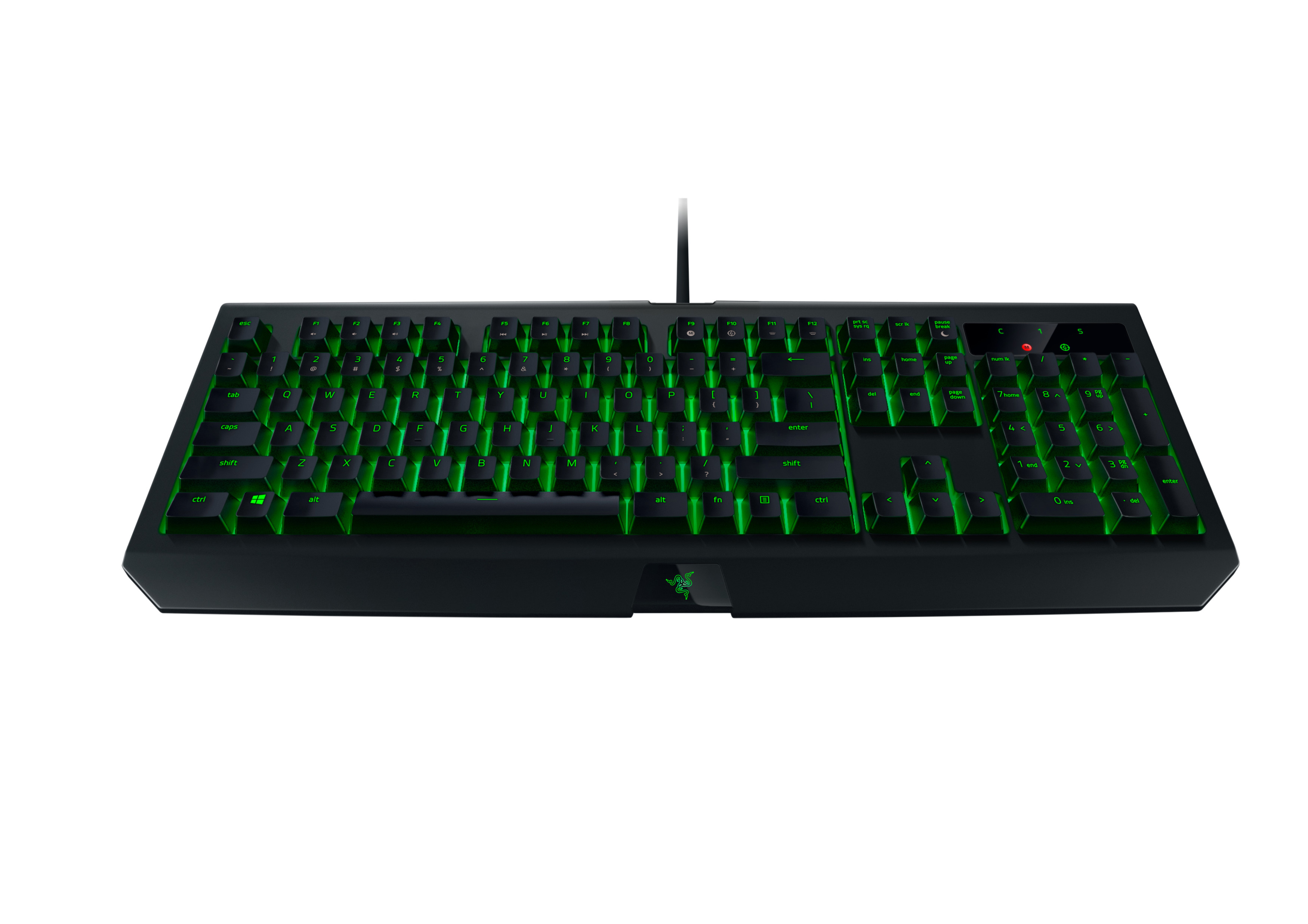 RAZER Blackwidow Ultimate 2017, Tastatur, Mechanisch, Razer Green, Schwarz
