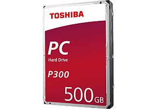 TOSHIBA P300 Festplatte, 500 GB HDD SATA 6 Gbps, 3,5 Zoll, intern