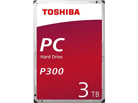 TOSHIBA P300 - Festplatte (HDD, 3 TB, Schwarz)