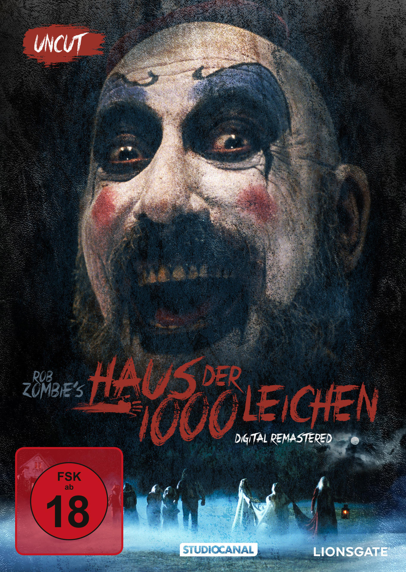 Haus der 1000 Uncut - DVD Remastered Digital Leichen 