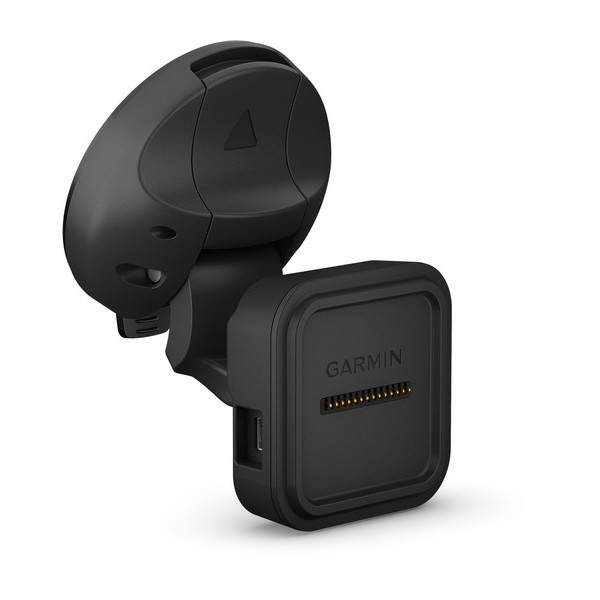 GARMIN 010-12771-01 Saugnapf mit magnetischer Halterung und Videoeingang, Navihalterung, passend für Navigationssystem, Schwarz