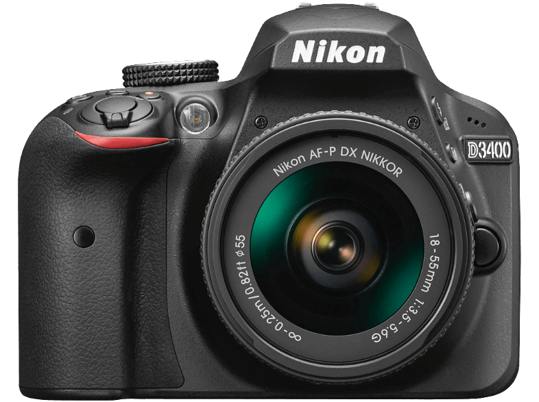 Cámara réflex Nikon D3400 Objetivo AF-P DX 18-55 mm