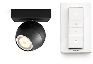 PHILIPS HUE Hue White Ambiance Buckram - Spot-Lampe (Schwarz)