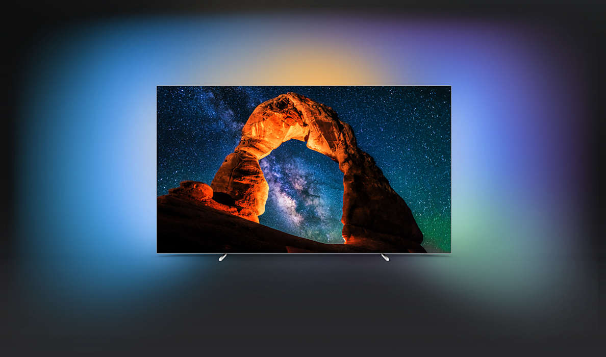 TV OLED 65" - Philips 65OLED803/12, Ultra HD 4K, Ambilight 3 lados, P5 Perfect Picture Engine