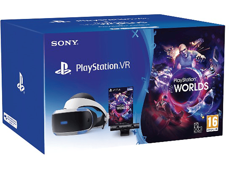 GAFAS DE REALIDAD VIRTUAL SONY PARA PS4 + CÁMARA + JUEGO VR WORLDS -  Efecto2000