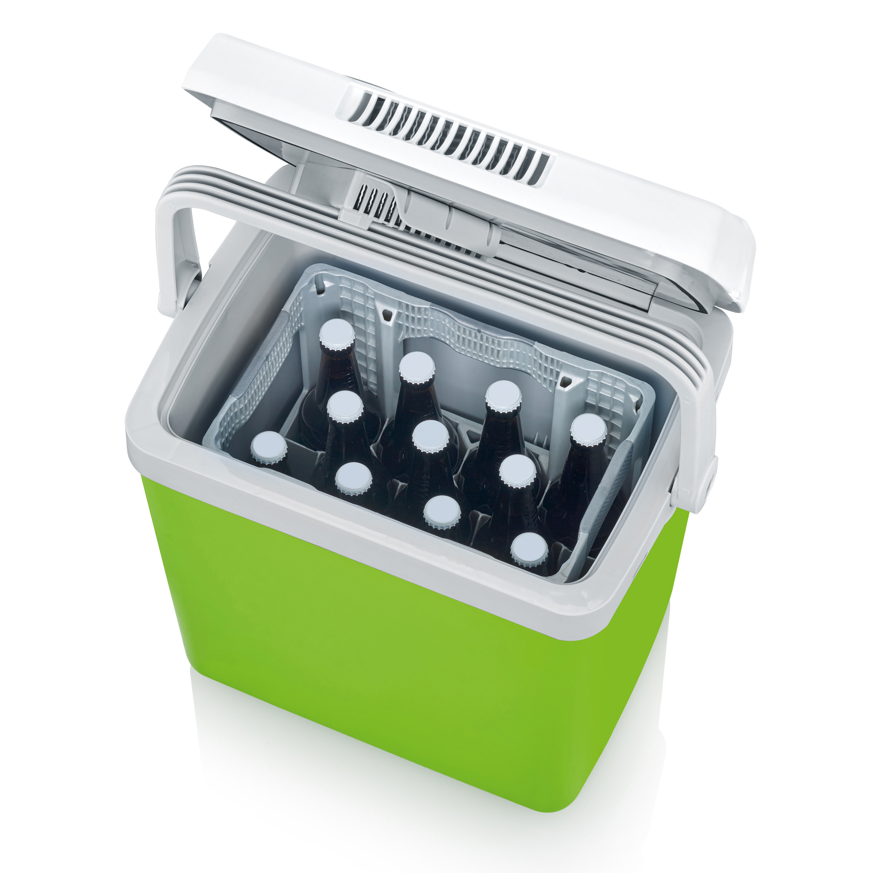 SEVERIN KB 2923 Kühlbox (25 l, 12V Anschluss, 25 l, Grün/Grau)