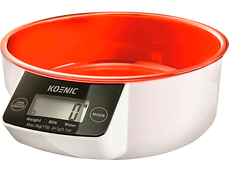 KOENIC KKS 3220 Küchenwaage, Max. Tragkraft: 5 kg, Standwaage