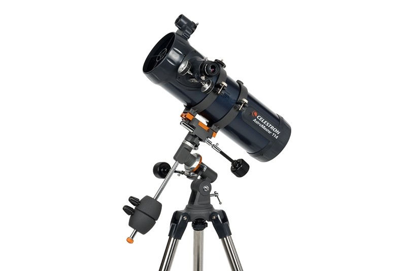 Telescopios Celestron Astromaster 114 eq reflector azul 114eq