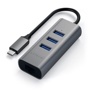 SATECHI Typ-C 2-in-1 USB 3.0 - Hub USB (Spazio grigio)