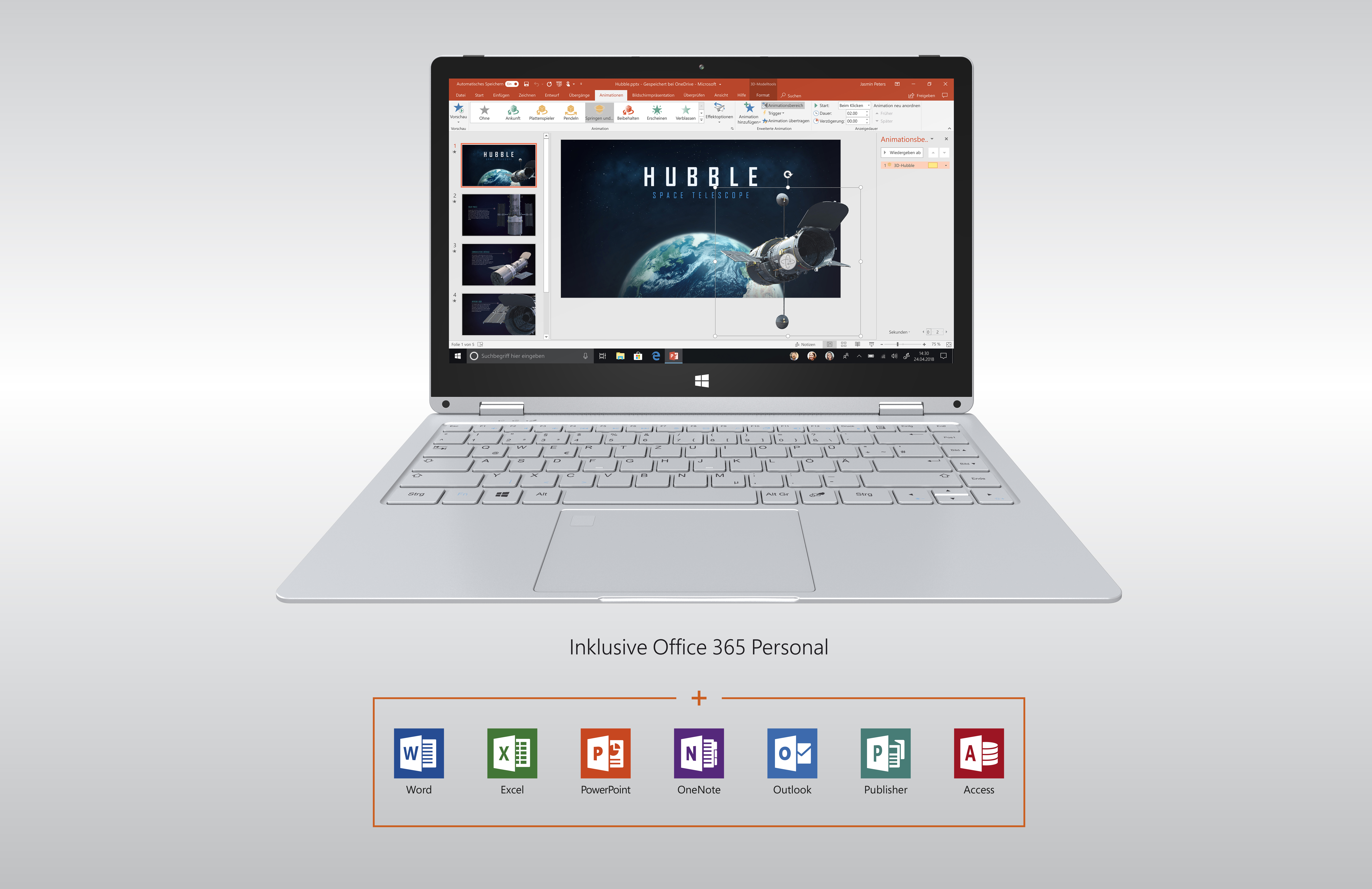 TREKSTOR PRIMEBOOK C13 LTE / Volks-Notebook - 13,3 Zoll - Intel® Celeron® N3350 - 4 GB - 64 GB - Intel® HD 500 - Windows 10 Home (64 Bit)
