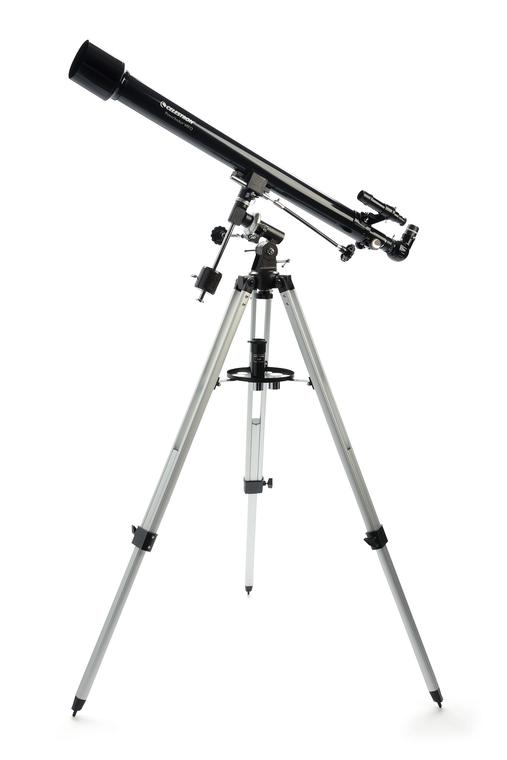 Telescopios - Celestron PowerSeeker 60 EQ, Refractor, Negro