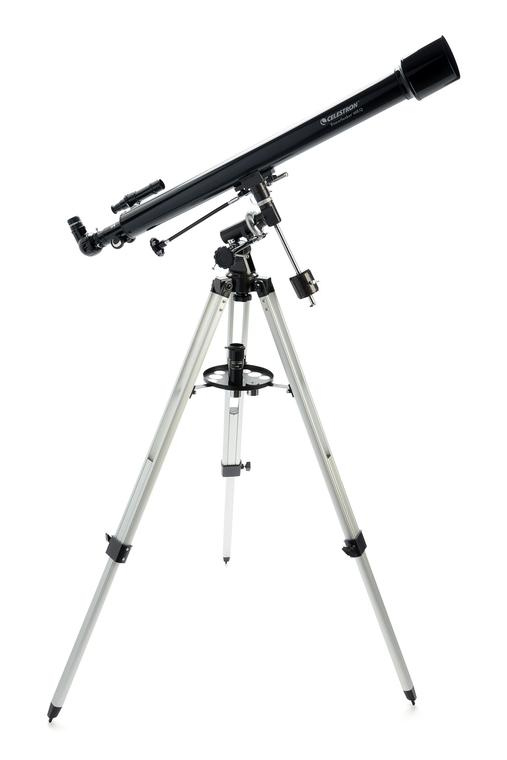 Telescopios - Celestron PowerSeeker 60 EQ, Refractor, Negro