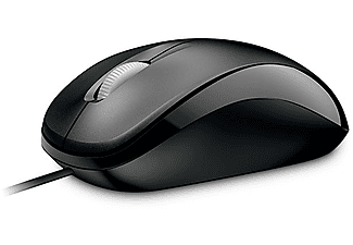 MICROSOFT Compact Optical Mouse 500 - Maus (Schwarz)