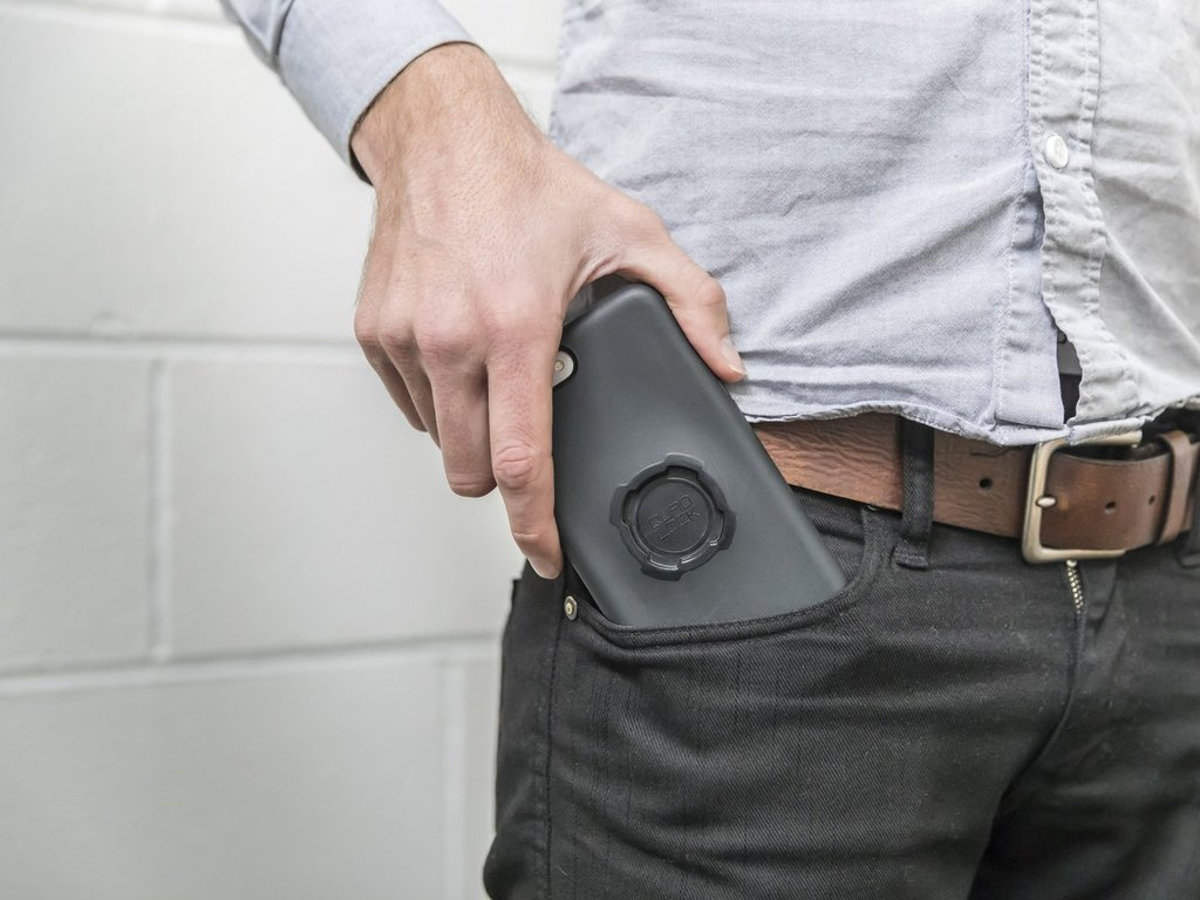 QUAD LOCK Case (Passend für Modell: iPhone XR) Schutzhülle, Schwarz