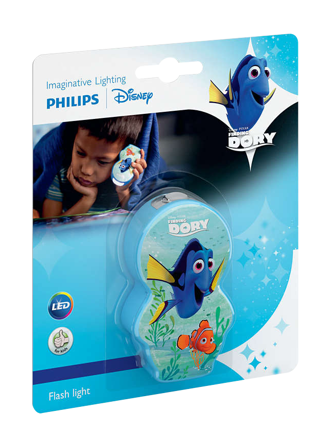PHILIPS Szenilla nyomában Zseblámpa , LED, kék (71767/35/P0)