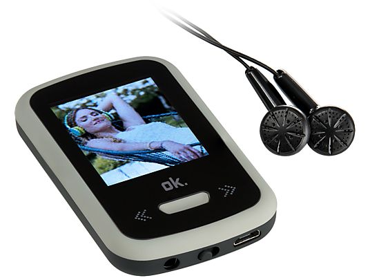OK OAP 300-4 - Lettore MP3 (4 GB, Nero)