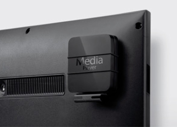 ONE FOR ALL Media-Player Wandhalterung, Schwarz