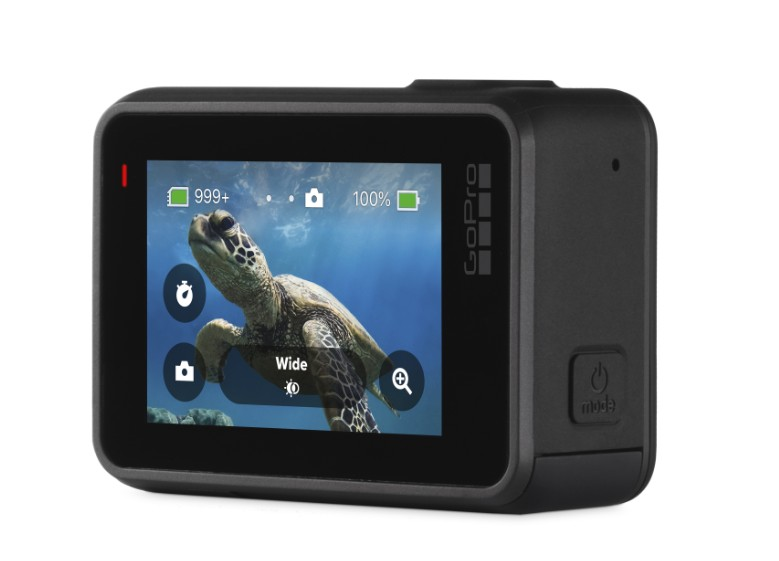 Cámara deportiva - GoPro HERO7 Black, Vídeo 4k60, 12MP, HyperSmooth, Wi-Fi, GPS, Bluetooth, Negro