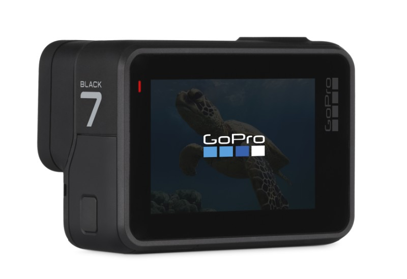 Cámara deportiva - GoPro HERO7 Black, Vídeo 4k60, 12MP, HyperSmooth, Wi-Fi, GPS, Bluetooth, Negro