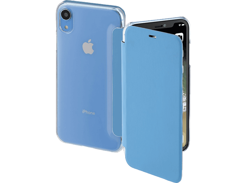 Download HAMA Clear, Bookcover, Apple, iPhone XR, Blau/Transparent ...