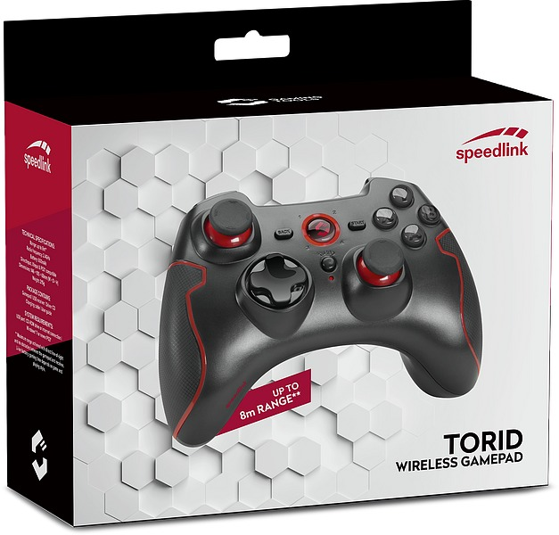 SPEEDLINK TORID kabelloses Gamepad für PC und PS3 Schwarz für PC, PlayStation 3