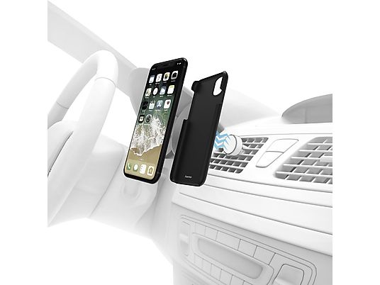 HAMA Magnet - Cas de téléphone (Convient pour le modèle: Apple iPhone X/Xs)