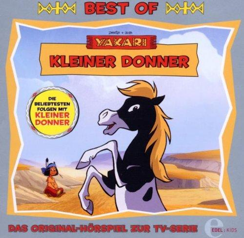 Albumcover eines Cartoons mit einem indianischen Jungen, einem Pferd und einer Wüstenlandschaft.