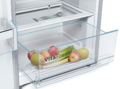 Frigorífico una puerta - Bosch KSV36VI3P, 346 L, 186 cm, Clase A++, Inox antihuellas