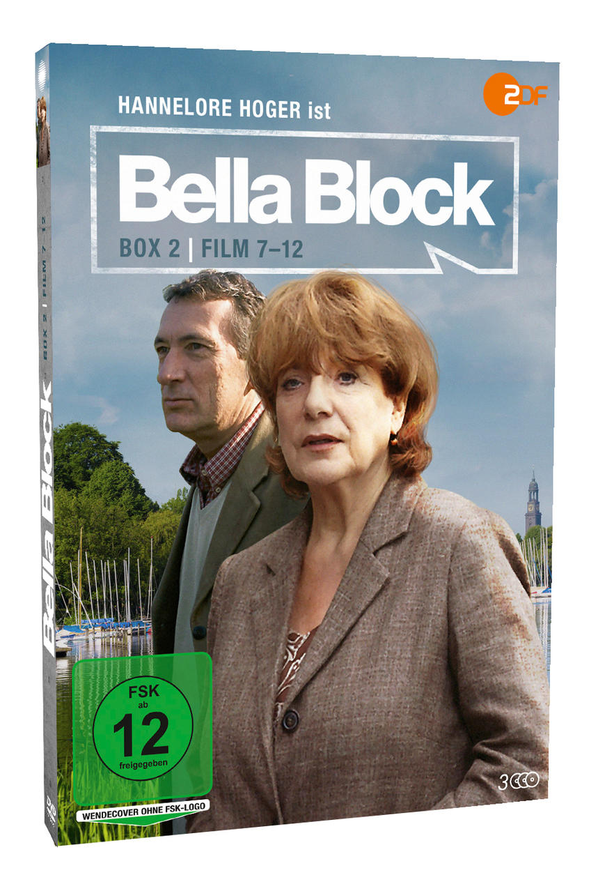 DVD-Cover von 'Bella Block'. Ein Mann und eine Frau stehen vor einer Flussszene.