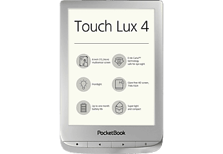 POCKETBOOK Touch Lux 4 8 GB WiFi ezüst e-book olvasó (PB627)