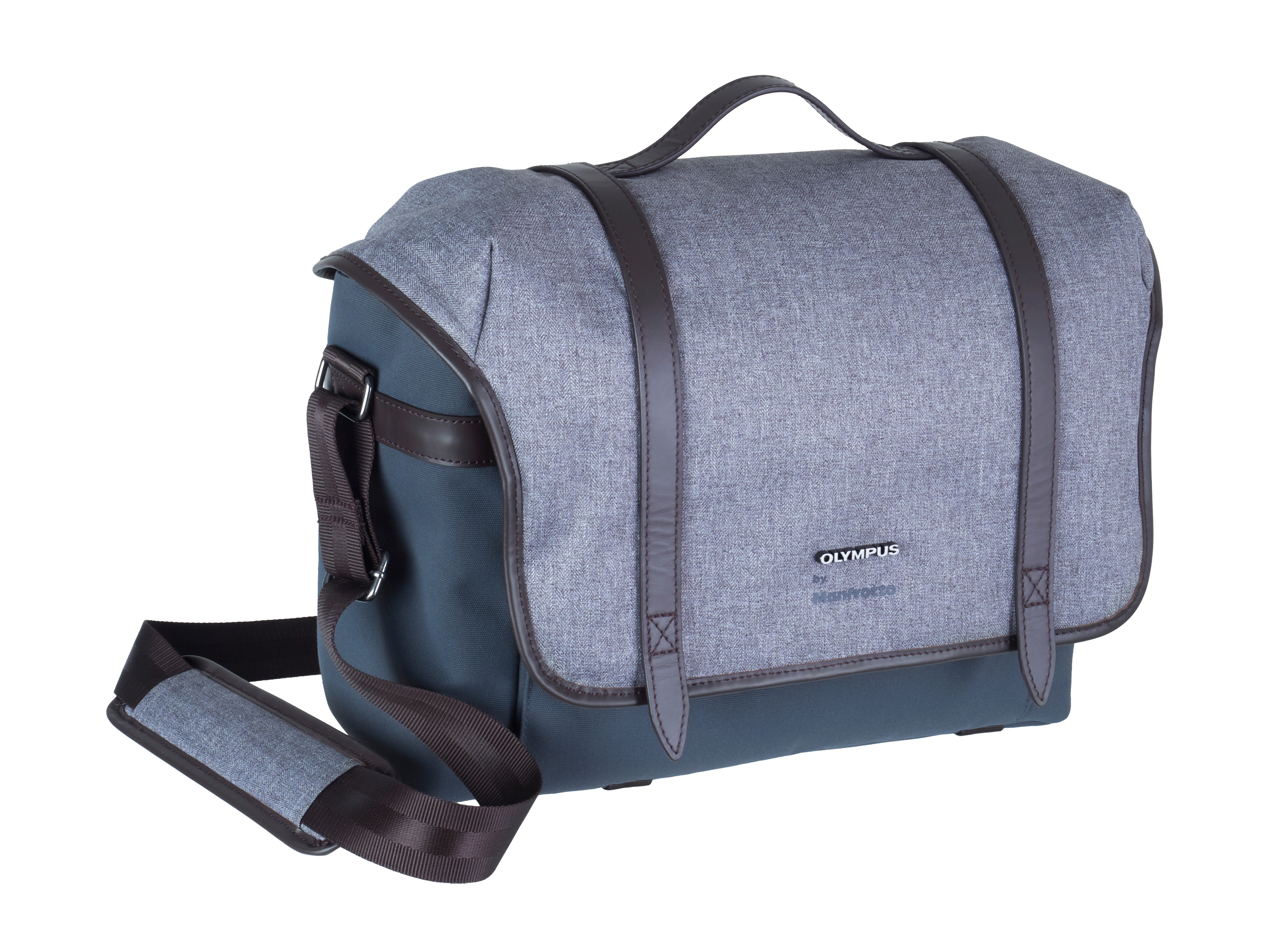 OLYMPUS Tasche Design by Manfrotto Kameratasche, Graublau