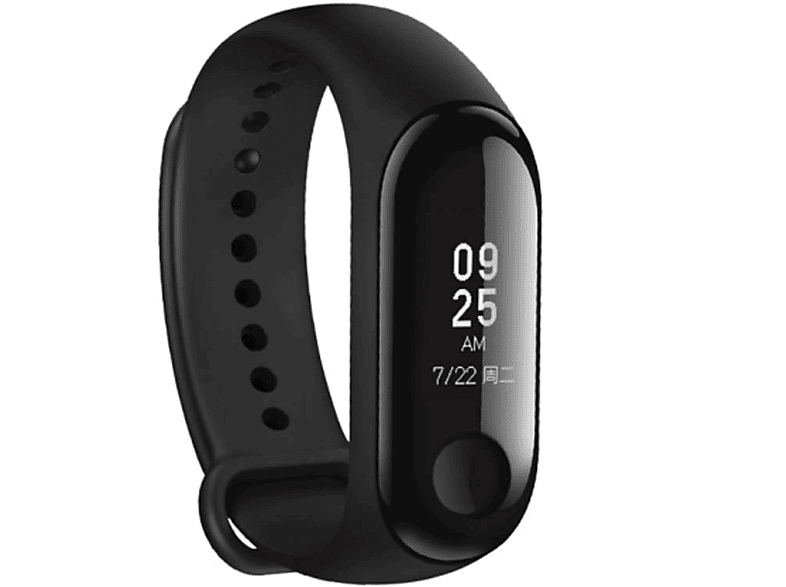 Pulsera de actividad | Mi Band 3, OLED, Pulsómetro, Sensor frecuencia cardíaca, Negro