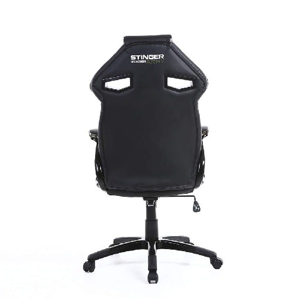 Silla gaming - Stinger Station Army Green, Reposacabezas acolchado, Altura ajustable