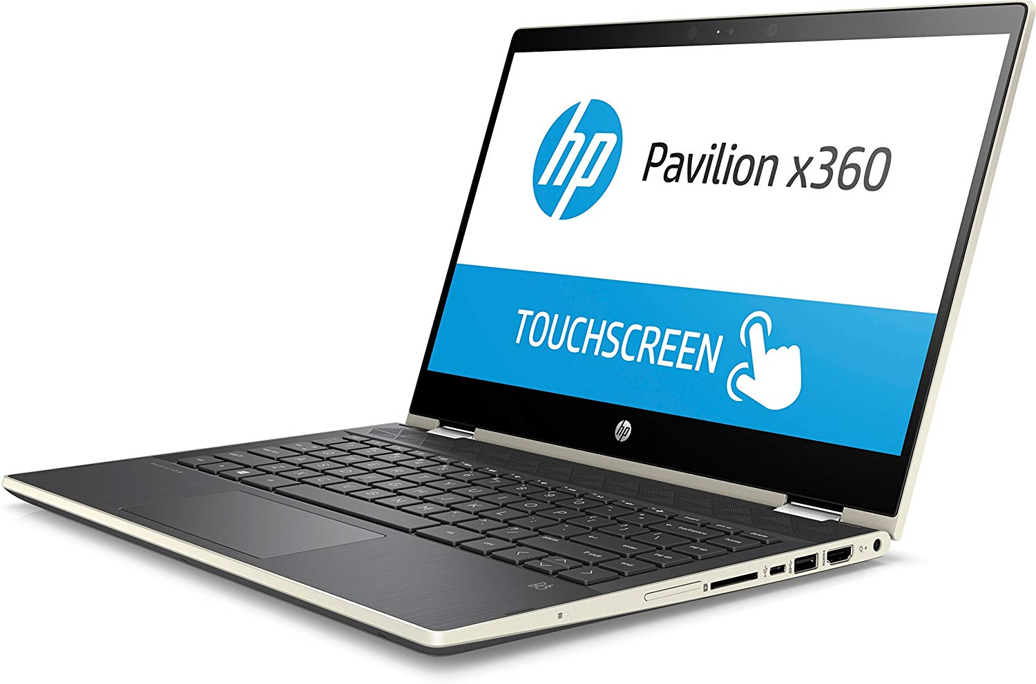 Convertible 2 en 1 - HP Pavilion x360 14-cd0009ns, 14" FHD, Pant. Tàctil, Intel® Core™ i5-8250U, 8GB, 256 GB, W10, Plata