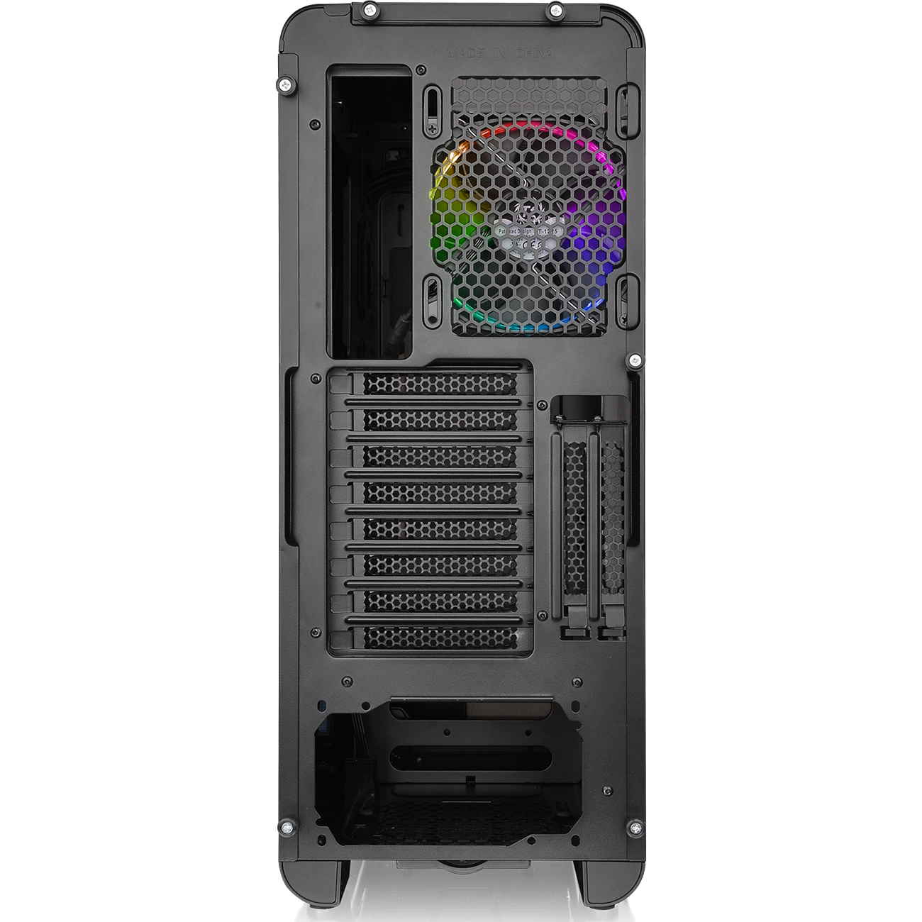 THERMALTAKE VIEW 28 RGB RIING EDITION PC-Gehäuse, Schwarz 