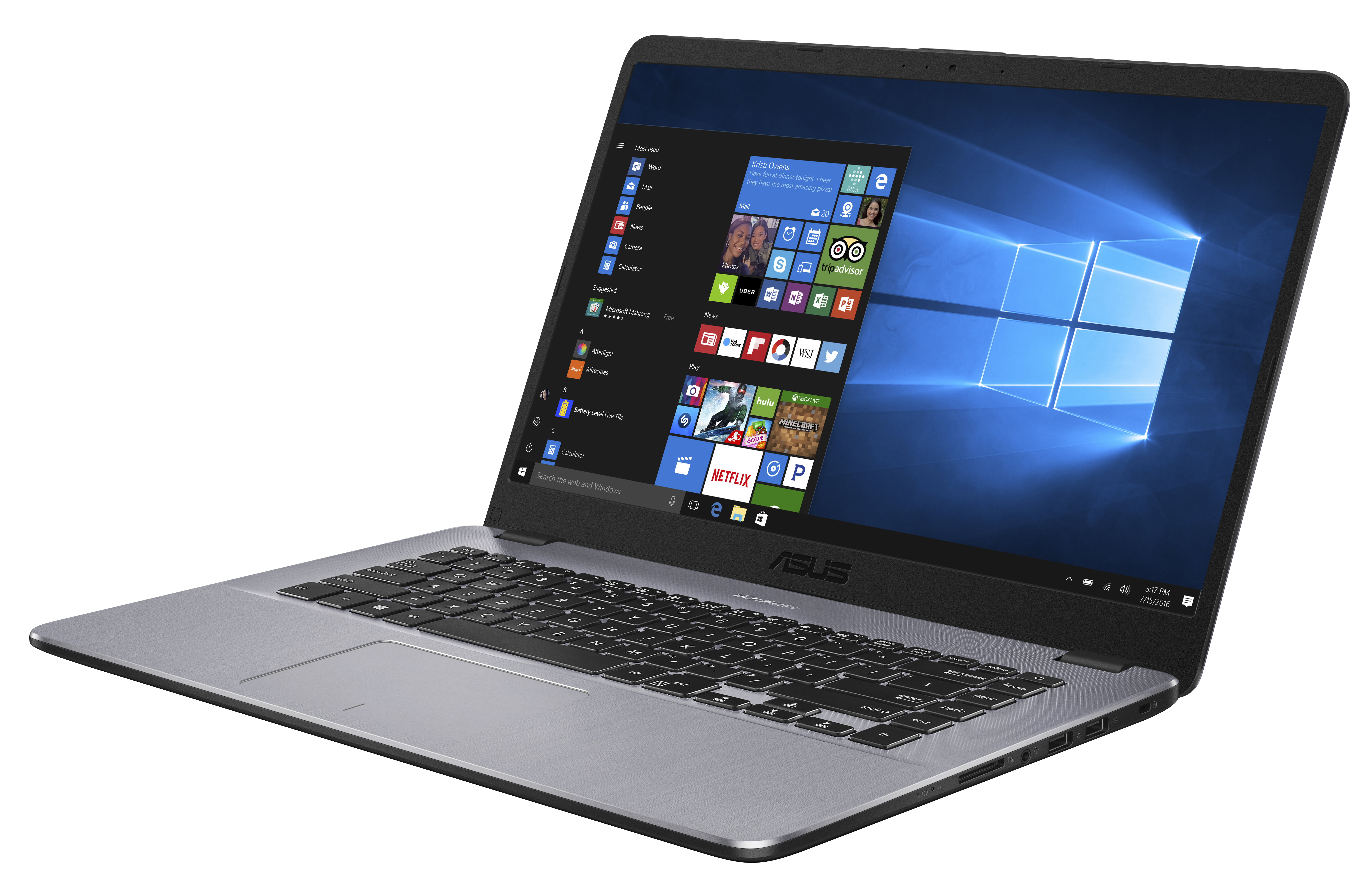 ASUS F505ZA-EJ468T - 15,6 Zoll - AMD Ryzen™ 7 2700U - 8 GB - 256 GB - AMD Radeon™ RX Vega 10 - Windows 10 Home (64 Bit)