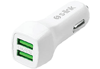 S-LINK SWAPP SW-ACG40B 2 USB, 3.1A Araç Şarj Cihazı Beyaz