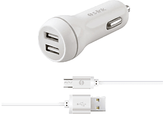 S-LINK SWAPP SW-C530 Micro USB 2*USB 2.1A Kablo ve Araç Şarj Cihazı