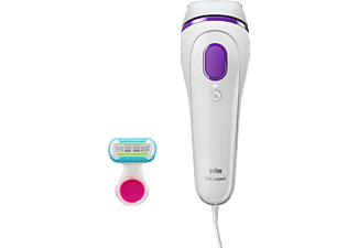 BRAUN BD3003 Silk - Expert - Épilateur à lumière pulsée (Blanc/Violet)