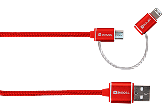 SKROSS 2.700260 - Ladekabel und Synchronisation (Rot)