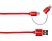 SKROSS 2.700260 - Ladekabel und Synchronisation (Rot)