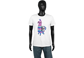 MUSTERBRAND Fortnite Lama - T-Shirt (Blanc)