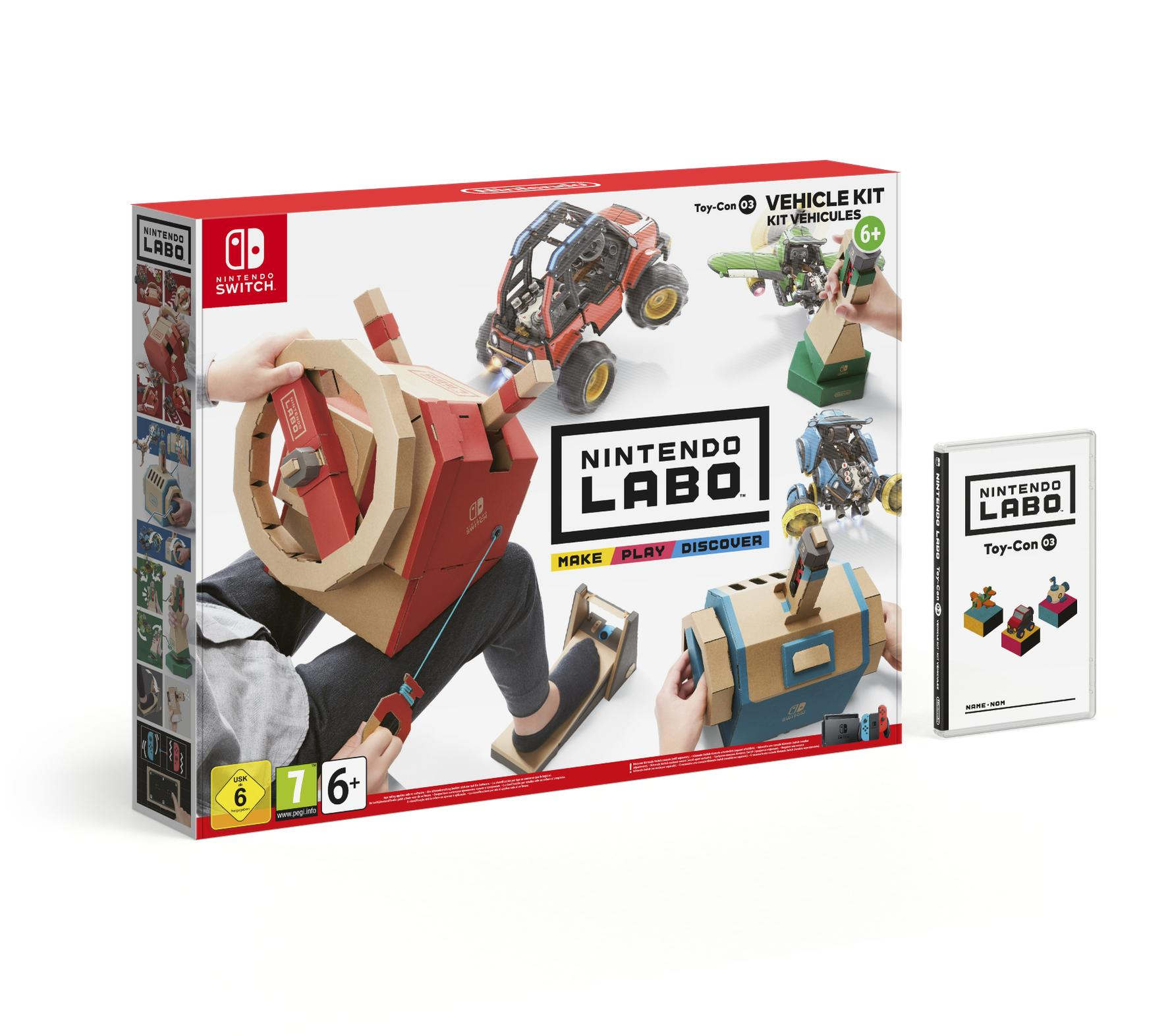 Switch Nintendo Labo - Toy-Con (03) Kit de vehículos