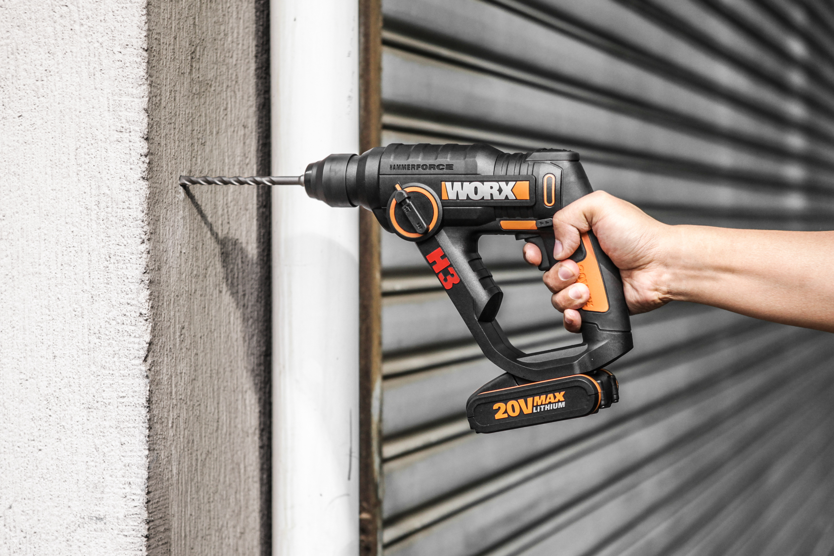 WORX WX390.1 SDS-plus Akku-Bohrhammer