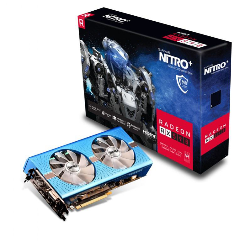 SAPPHIRE NITRO+ Radeon RX 590 8GD5 Special Edition (AMD, Grafikkarte)