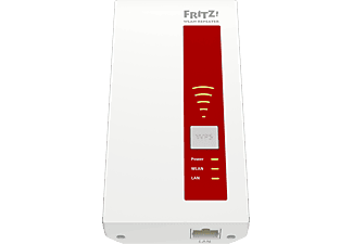 AVM FRITZ!WLAN 1750E - Répéteur Wi-Fi (Blanc/Rouge)