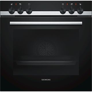 SIEMENS HE510ABR0C BLACK/INOX - Cuisinière/Four (Acier inoxydable, Noir)