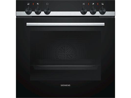 SIEMENS HE510ABR0C BLACK/INOX - Fornello/Forno (Acciaio inox, Nero)