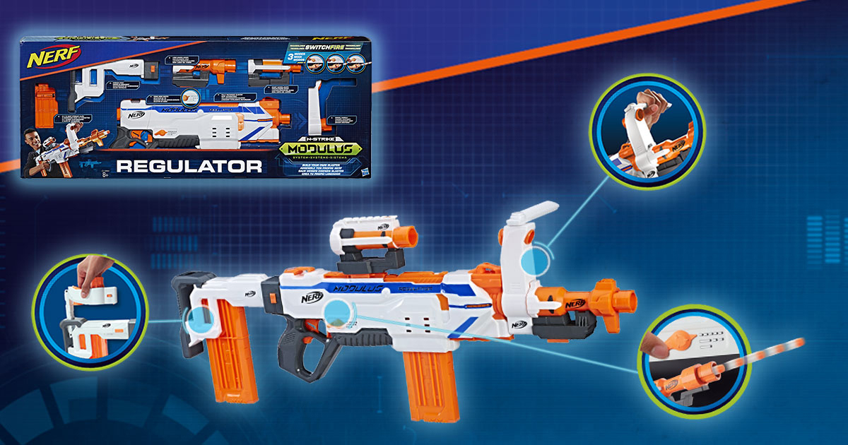 HASBRO Nerf N-Strike Modulus Regulator Spielzeugblaster Mehrfarbig